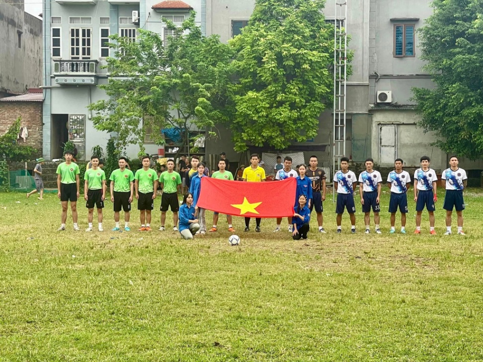 Đoàn xã Mai Trung tổ chức Giải bóng đá thanh niên năm 2023
